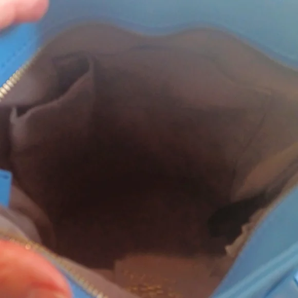 Vince Camuto Blue Woven Crossbody Bag - Picture 6 of 9